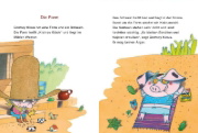 Buchcover und Innenansicht für das Buch: Cowboy Klaus und sein Schwein Lisa