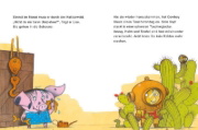 Buchcover und Innenansicht für das Buch: Cowboy Klaus und sein Schwein Lisa