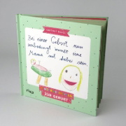Buchcover und Innenansicht für das Buch: Bei einer Geburt muss unbedingt immer eine Mama mit dabei sein
