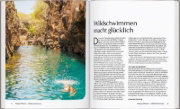 Buchcover und Innenansicht für das Buch: The Joy of Wild Swimming