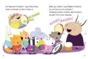 Buchcover und Innenansicht für das Buch: Peppa Wutz: Schul-Geschichten mit Peppa Pig
