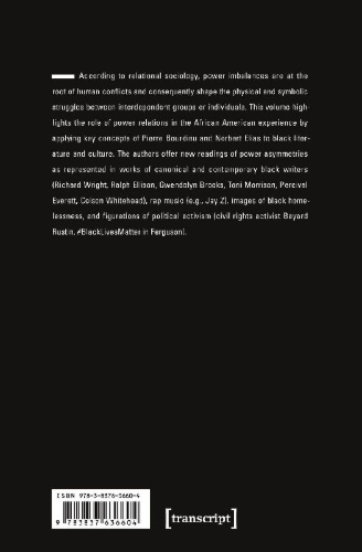 Buchcover und Innenansicht für das Buch: Power Relations in Black Lives
