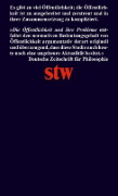 Buchcover und Innenansicht für das Buch: Die Öffentlichkeit und ihre Probleme