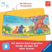 Buchcover und Innenansicht für das Buch: Aufgewacht, lieber Osterhase: Mein Oster-Mitmachbuch