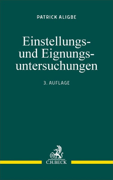 Buchcover und Innenansicht für das Buch: Einstellungs- und Eignungsuntersuchungen
