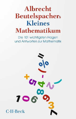 Buchcover und Innenansicht für das Buch: Albrecht Beutelspachers Kleines Mathematikum