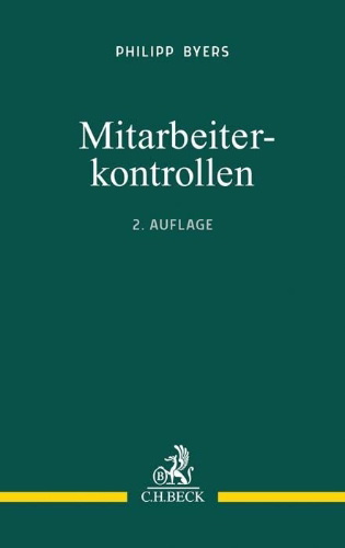 Buchcover und Innenansicht für das Buch: Mitarbeiterkontrollen