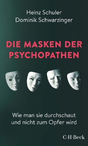 Buchcover und Innenansicht für das Buch: Die Masken der Psychopathen