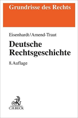 Buchcover und Innenansicht für das Buch: Deutsche Rechtsgeschichte