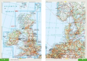 Buchcover und Innenansicht für das Buch: MARCO POLO Reiseatlas Großbritannien, Irland 1:300.000