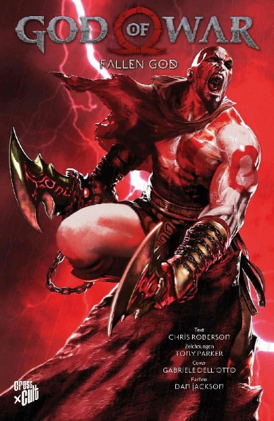 Buchcover und Innenansicht für das Buch: God of War