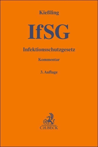 Buchcover und Innenansicht für das Buch: Infektionsschutzgesetz