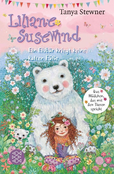 Buchcover und Innenansicht für das Buch: Liliane Susewind - Ein Eisbär kriegt keine kalten Füße