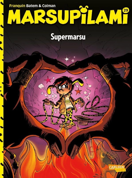 Buchcover und Innenansicht für das Buch: Marsupilami 33 - Supermarsu
