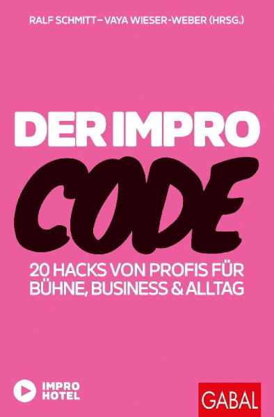 Buchcover und Innenansicht für das Buch: Der Impro-Code