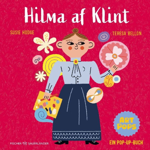 Buchcover und Innenansicht für das Buch: Hilma af Klint. A Pop-up-Book