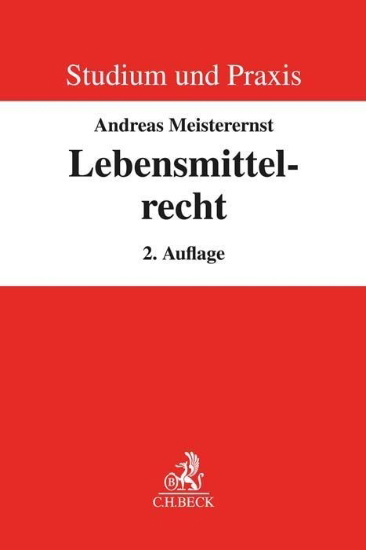 Buchcover und Innenansicht für das Buch: Lebensmittelrecht