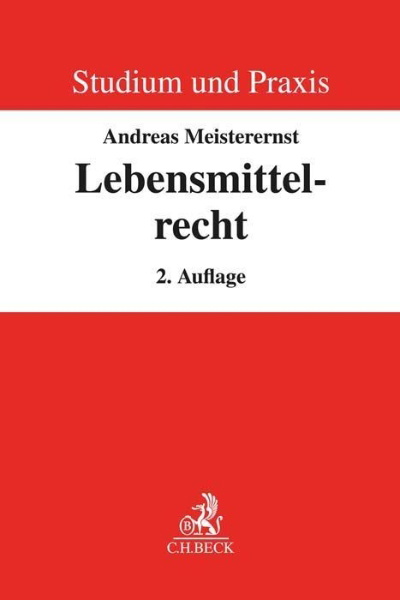 Buchcover und Innenansicht für das Buch: Lebensmittelrecht