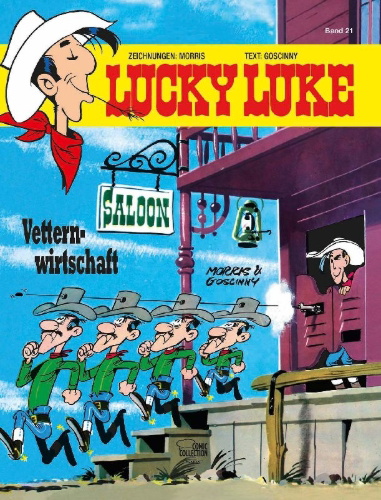 Buchcover und Innenansicht für das Buch: Lucky Luke 12: Les Cousins Dalton