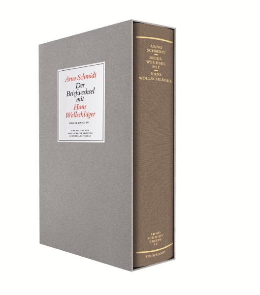 Buchcover und Innenansicht für das Buch: Bargfelder Ausgabe. Briefe von und an Arno Schmidt