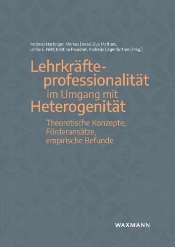 Buchcover und Innenansicht für das Buch: Lehrkräfteprofessionalität im Umgang mit Heterogenität