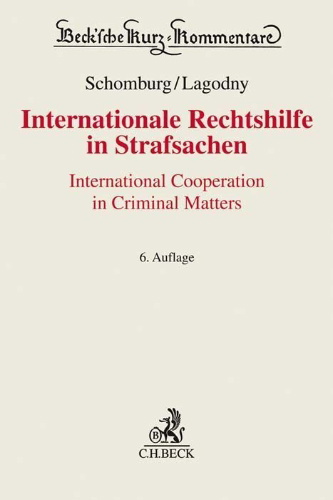 Buchcover und Innenansicht für das Buch: Internationale Rechtshilfe in Strafsachen