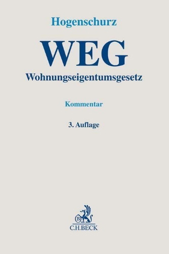 Buchcover und Innenansicht für das Buch: Wohnungseigentumsgesetz