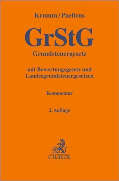 Buchcover und Innenansicht für das Buch: Grundsteuergesetz. GrStG