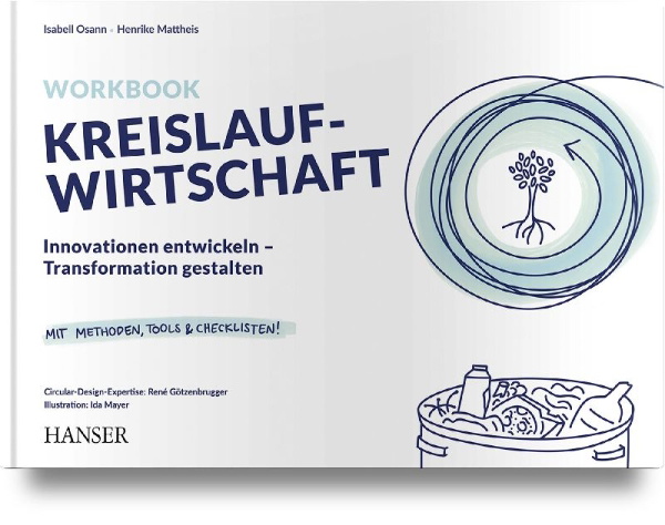 Buchcover und Innenansicht für das Buch: Workbook Kreislaufwirtschaft