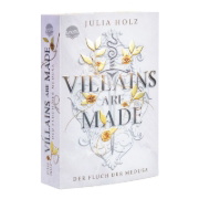 Buchcover und Innenansicht für das Buch: Villains Are Made (1). Der Fluch der Medusa
