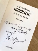Buchcover und Innenansicht für das Buch: Nordlicht - Die Spur des Mörders