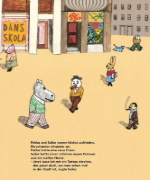 Buchcover und Innenansicht für das Buch: Sailor und Pekka erledigen was in der Stadt
