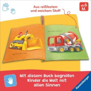 Buchcover und Innenansicht für das Buch: Mein Knuddel-Knautsch-Buch: robust, waschbar und federleicht. Praktisch für zu Hause und unterwegs