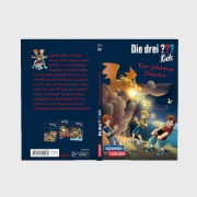 Buchcover und Innenansicht für das Buch: Die drei ??? Kids: Der goldene Drache