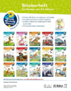 Buchcover und Innenansicht für das Buch: Wieso? Weshalb? Warum? Stickerheft - Jahreszeiten