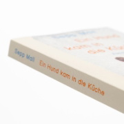 Buchcover und Innenansicht für das Buch: Ein Hund kam in die Küche