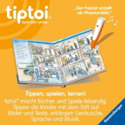 Buchcover und Innenansicht für das Buch: tiptoi® Wieso? Weshalb? Warum? - Bei der Polizei