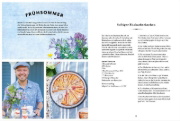Buchcover und Innenansicht für das Buch: Mein schwedisches Sommercafé