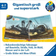 Buchcover und Innenansicht für das Buch: Wieso? Weshalb? Warum?, Band 6: Wir entdecken die Riesenfahrzeuge