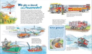 Buchcover und Innenansicht für das Buch: WAS IST WAS Junior Band 4. Feuerwehr