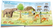 Buchcover und Innenansicht für das Buch: WAS IST WAS Junior Band 30. Dinosaurier und Tiere der Urzeit
