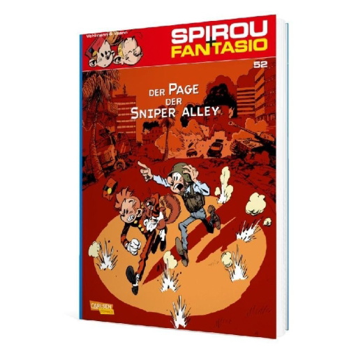 Buchcover und Innenansicht für das Buch: Le Groom de Sniper Alley