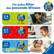 Buchcover und Innenansicht für das Buch: Wieso? Weshalb? Warum? junior Stickerheft - Bauernhof