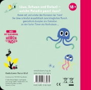 Buchcover und Innenansicht für das Buch: Mes petits imagiers sonores. Le carnaval des animaux