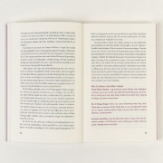 Buchcover und Innenansicht für das Buch: Liebe, Trotz & all the feelings