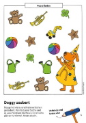 Buchcover und Innenansicht für das Buch: Kindergartenblock ab 4 Jahre - Kombinieren, rätseln, Fehler finden