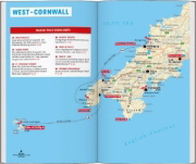 Buchcover und Innenansicht für das Buch: MARCO POLO Reiseführer Cornwall & Devon