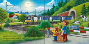 Buchcover und Innenansicht für das Buch: Gute Nacht, kleine Lok!