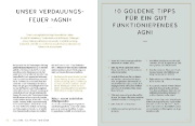 Buchcover und Innenansicht für das Buch: Unser Ayurveda Kitchen Retreat