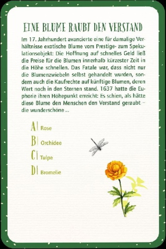 Buchcover und Innenansicht für das Buch: Das große Garten Quiz